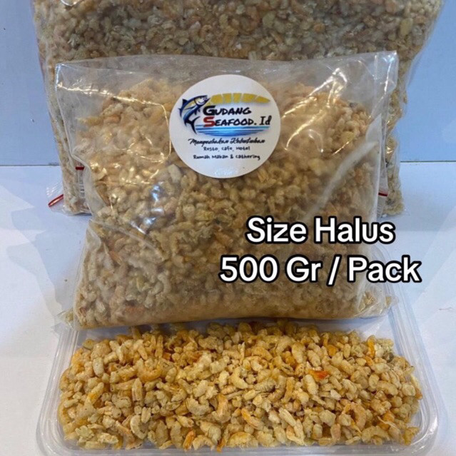 

NEW Udang kering / ebi size halus 500 gram / pack PREMIUM