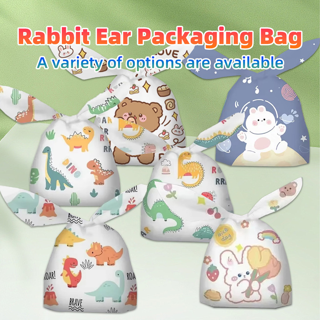 

50pcs kantong goodie bag Tas Hampers Snack Plastik Permen Goodie Bag Karakter Cookies Lucu Pesta Perayaan
