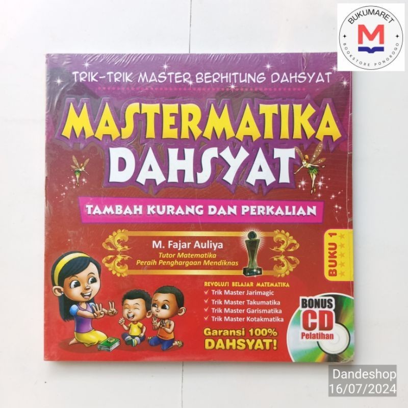 Mastermatika Dahsyat - Tambah Kurang dan Perkalian - Buku Trik Trik Master Berhitung Dahsyat + CD