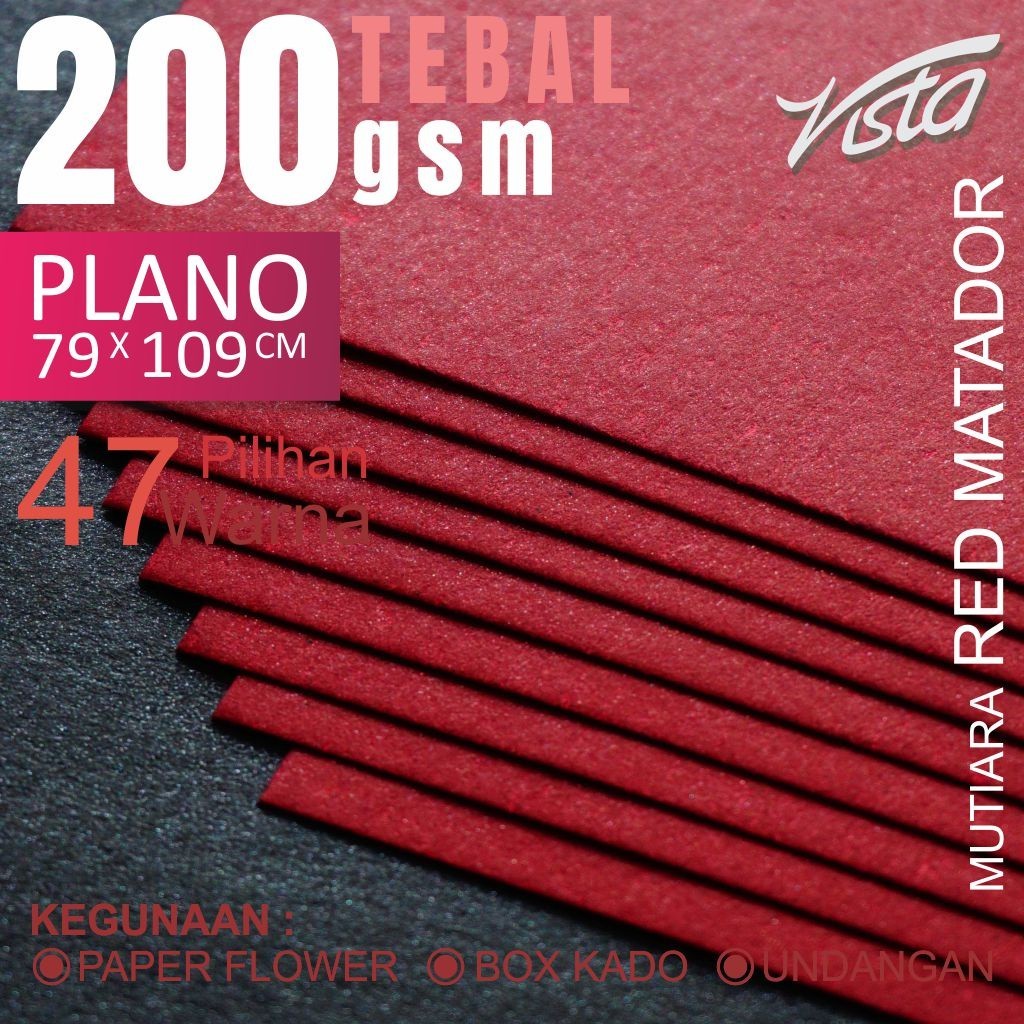 

Kertas MUTIARA RED MATADOR