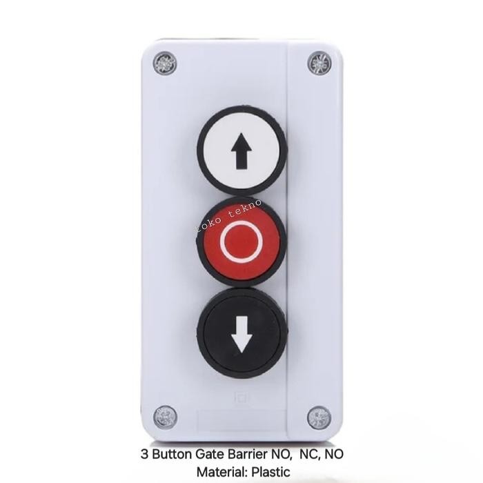 

Tombol Open/Stop/Close for Gate Barrier/Sliding Gate/Sliding Gate | 3 Switch Gate Barrier - NO/NO/NOSale