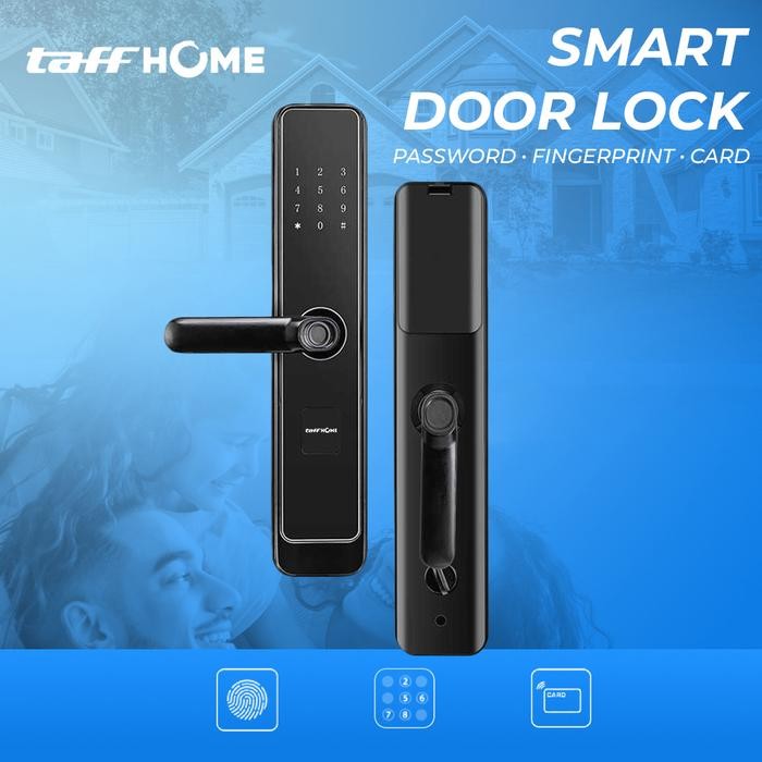 

Smart Door Lock Password Fingerprint Card RFID Alarm