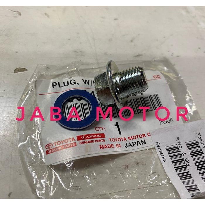 Baut karter-Baut pembuangan oli mesin Avanza-Xenia-Agya-Ayla ORI (harga 1pc)