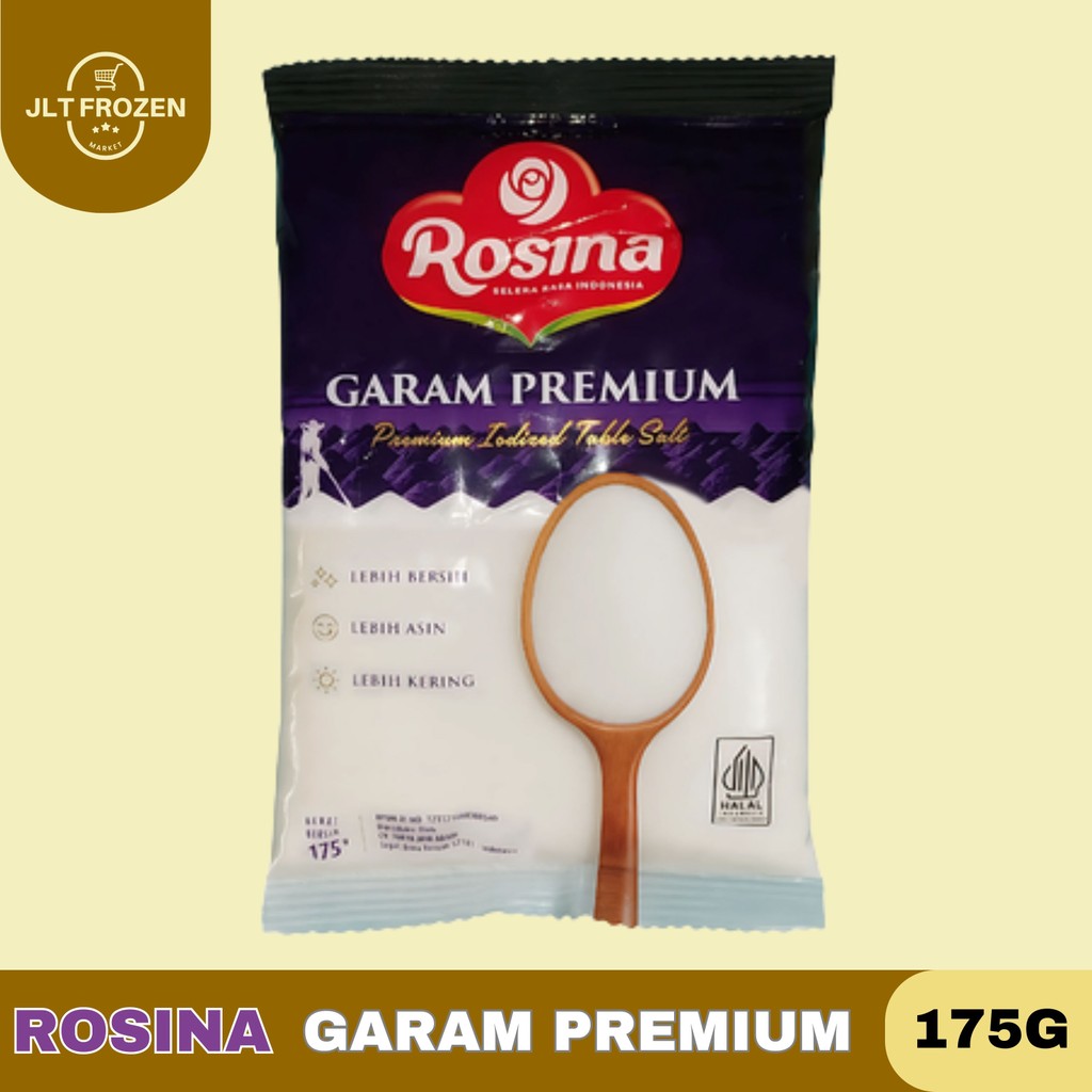 

Garam Rosina 175g / Garam Masak / Garam Dapur / Garam Halus 175g