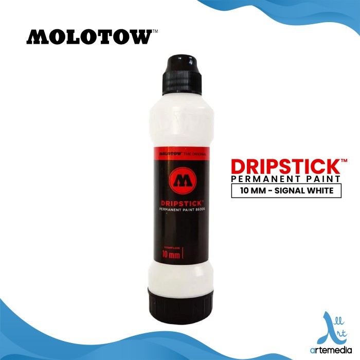 

[New Arrival] Molotow Dripstick Permanent Acrylic Paint 10mm Dripink Bullet - SIGNAL WHITE