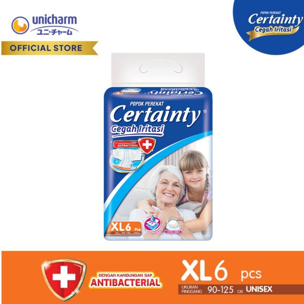 Certainty - XL 6 - Popok Perekat