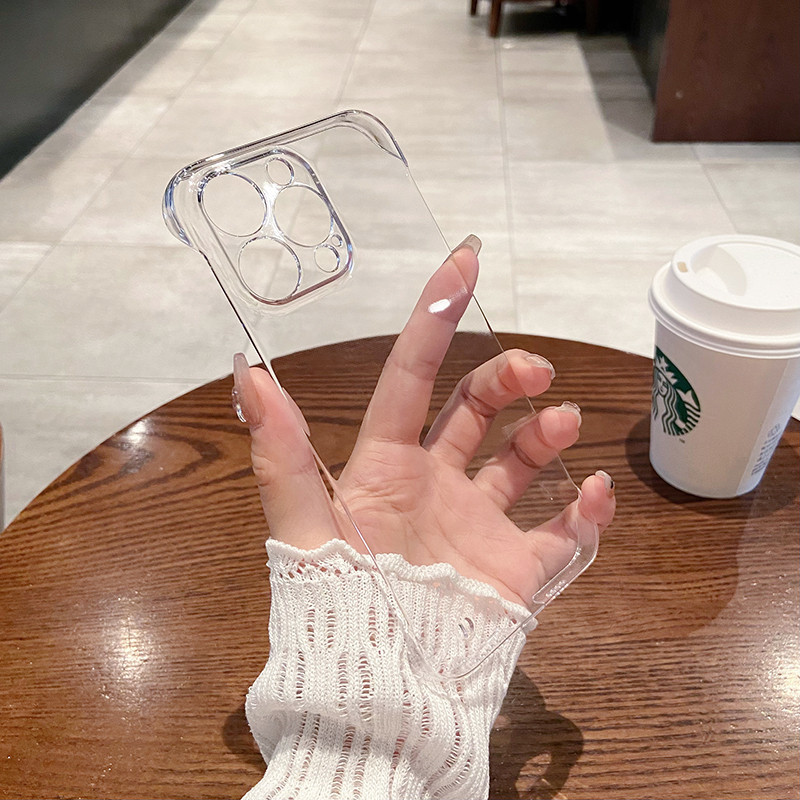 case ponsel iphone11 tanpa batas transparan Untuk iPhone 11pro 11promax 12 12pro 12promax 13 13pro 1