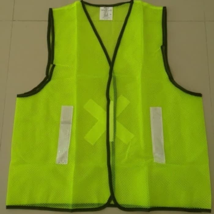 JUAL ROMPI JARING VEST SAFETY SCOTLIGHT. SAFETY VEST GREEN