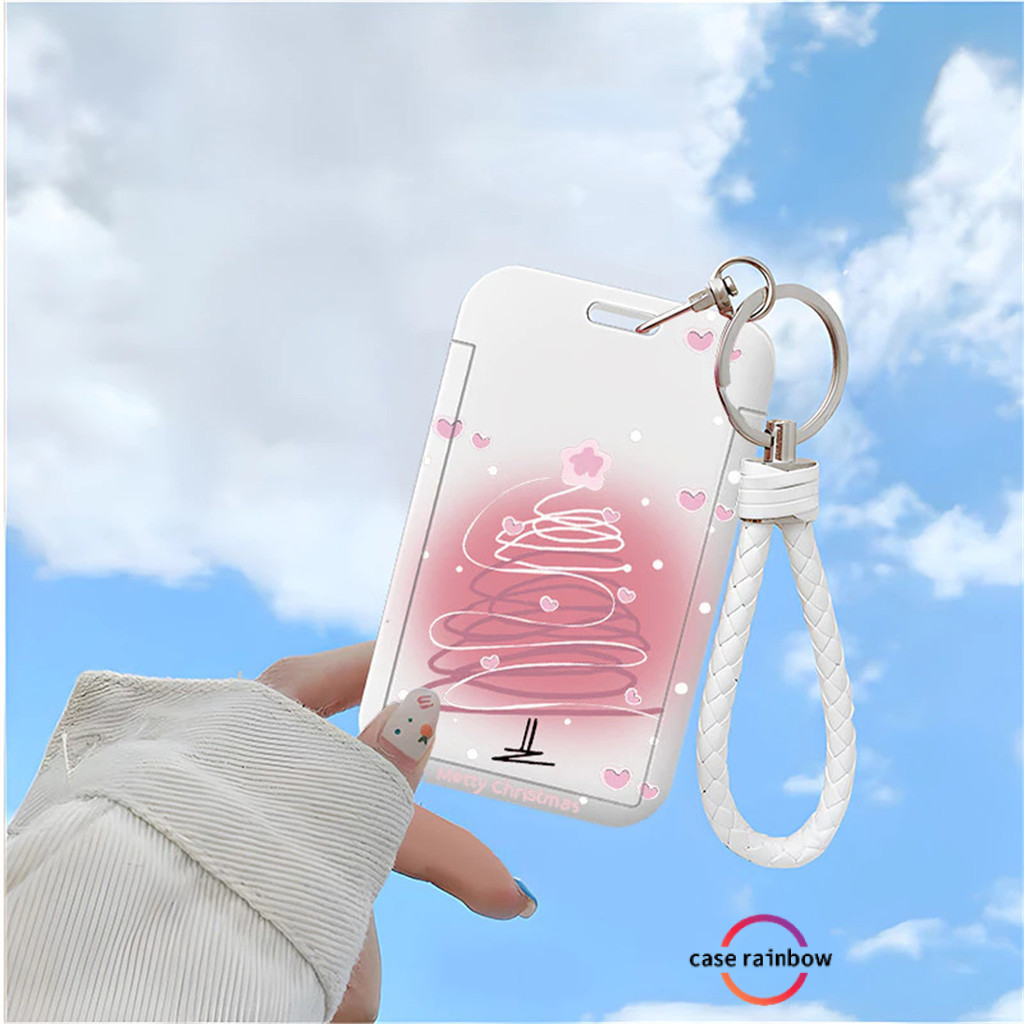 

Case Rainbow ID Card Holder Motif Tema Natal Anak Pohon Orang Tua Korea | Tempat Pelindung Kartu Nama Photocard Sekolah Kantor Photocard Photo Card