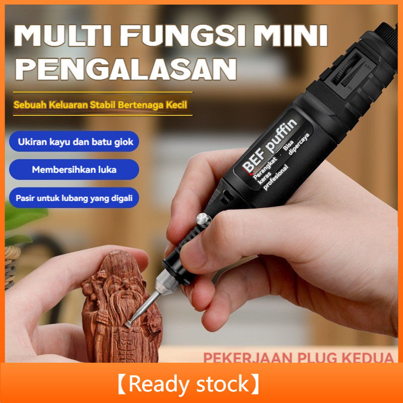 Bor Mini Grinder Set Mesin Ukir Poles Gerinda Listrik Alat Ukir Grafir/ Alat Ukir Kayu /Alat Amplas 