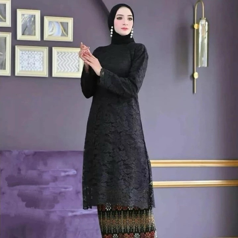 TERLARIS ATASAN SAJA KEBAYA TUNIK JUMBO/KEBAYA JUMBO M-5XL/ ATASAN KEBAYA MODERN/ GAMIS WANITA/