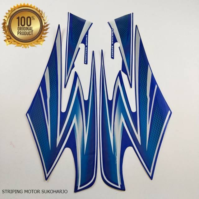(ORI) Striping Yamaha rx king 2003 biru full set kualitas original