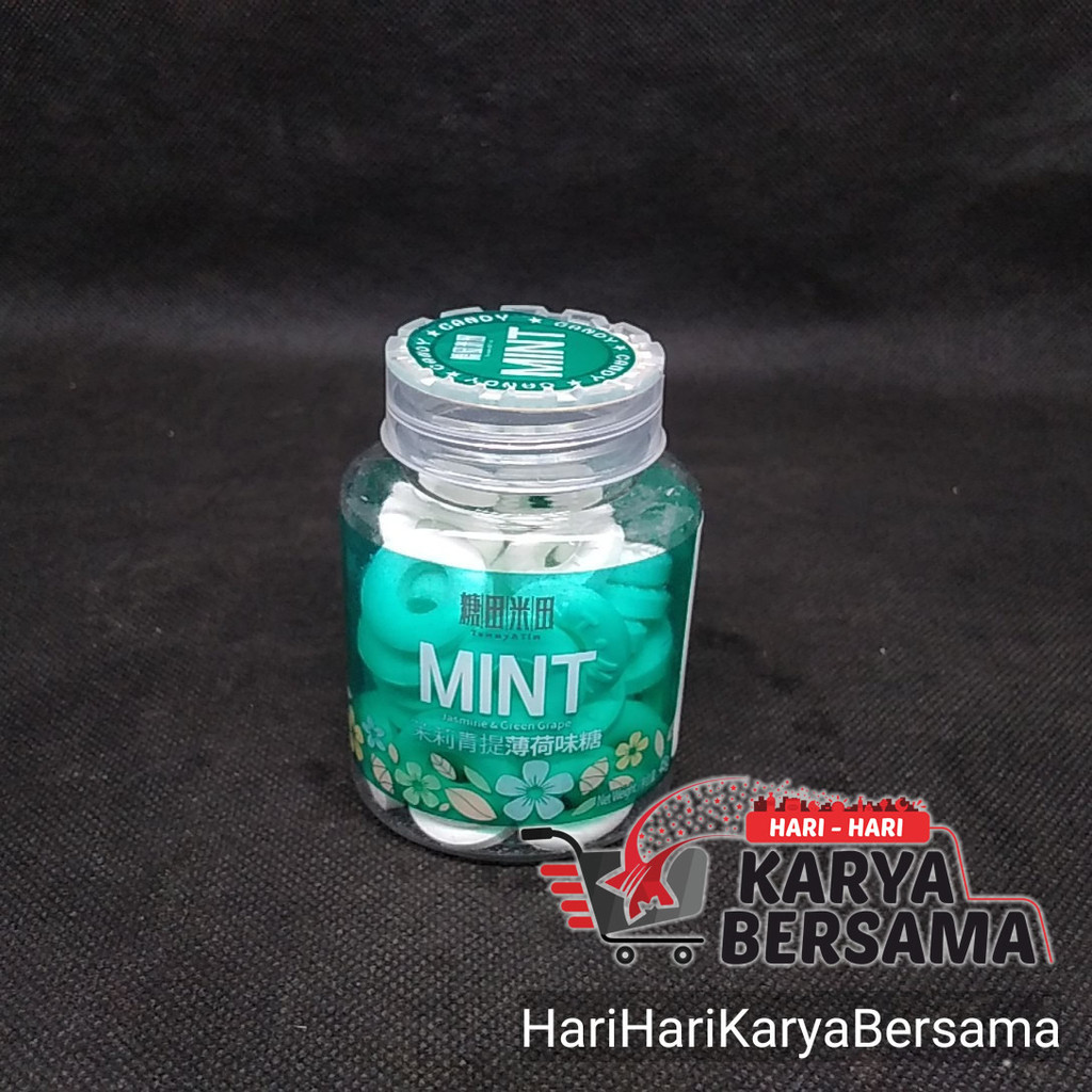 

MAKANAN RINGAN PERMEN TOMMY & TIM PERMEN JASMINE AND GREEN GRAPE SUGAR MINT 45GR