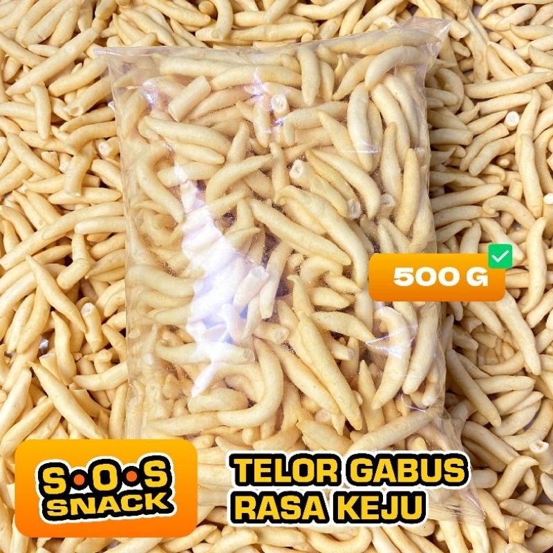 

SOS - 500 Gram Telor Gabus Keju Bidaran Keju Keripik Termurah Enak