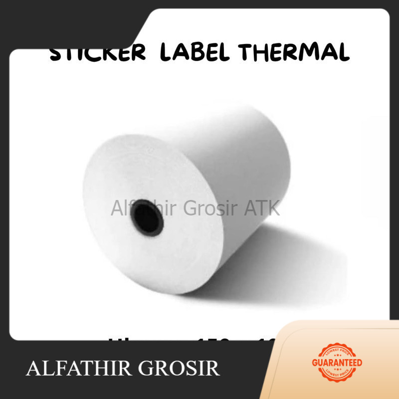 

Kertas Sticker Thermal Label Barcode 500 pcs 100x150 / 10x15 cm Stiker