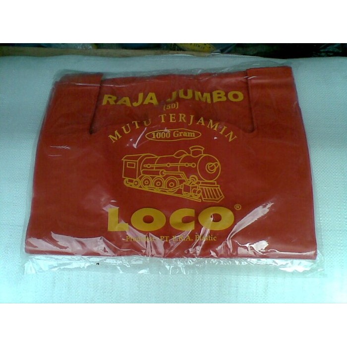 

Plastik HD Loco Merah Uk 50 - Kresek HD Tebal