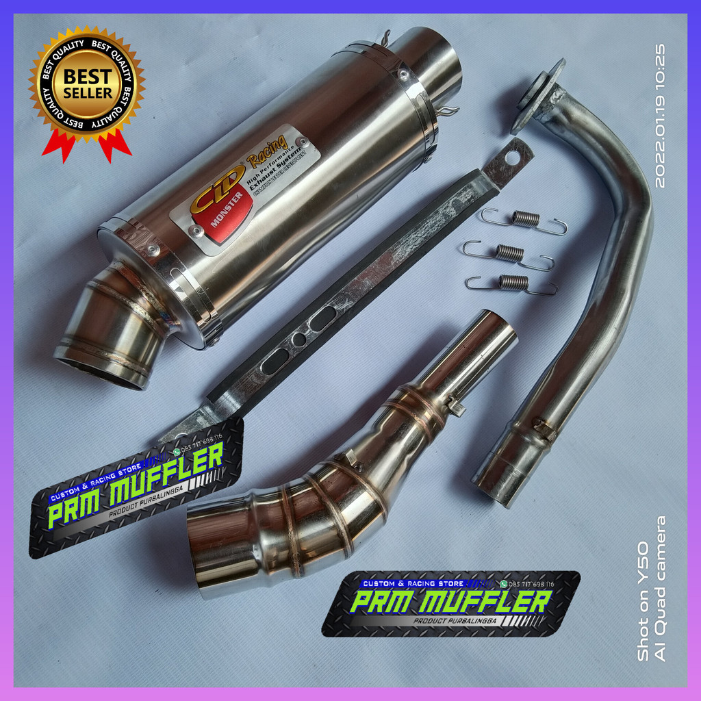 KNALPOT RACING CLD C3/MONSTER BEAT KARBU/FI