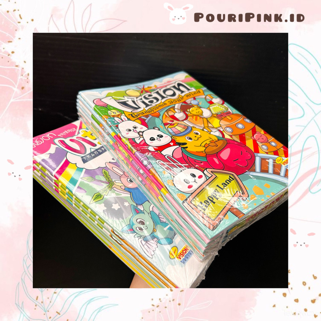 

Buku Tulis Pack isi 10 Karakter Kartun Lucu Aesthetic 32 Lembar Stationery Anak Sekolah Book Catatan Atk Mtp Banjar Martapura PouriPink.id