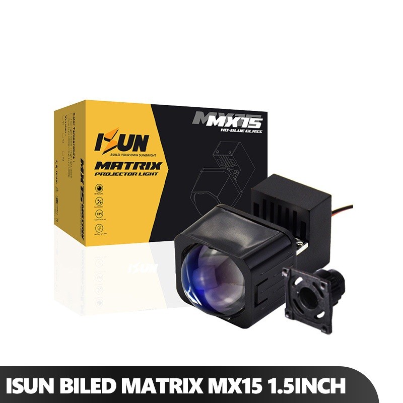BILED Matrix iSUN MX15 Matrix X1 Mini Projector 1.5 Inch Flat-Cut Off