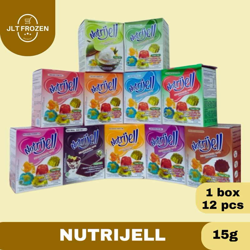 

Nutrijell / Agar Agar / Jelly Nutrijell Kemasan Regular - BOX isi 12 PCS