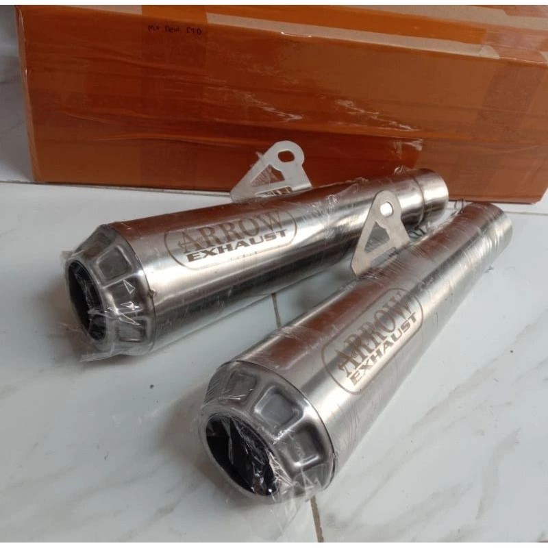 exhaust Arrow muffler only 51mm  pro race Exhaust stainless steel