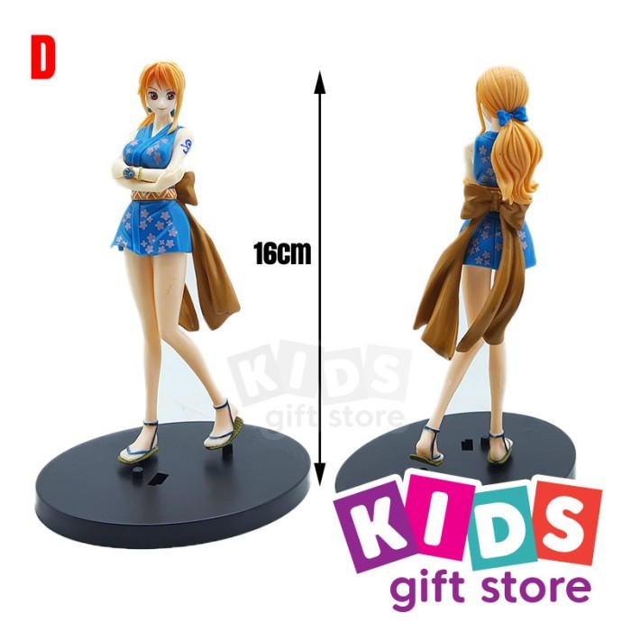 ✨HST.H✨ - TERBARU Anime One Piece Luffy Ace Sabo Zoro Nami Wano Figure - Mainan Figur - D.Nami