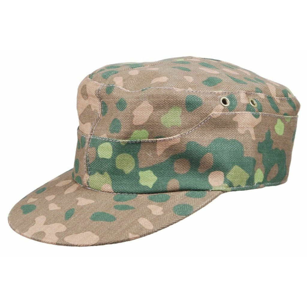 OUTDOORS MILITARY WW2 GERMAN ELITE DOT44 CAMO FIELD CAP HAT armyshop2008