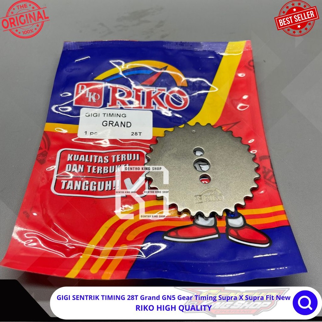 GIGI SENTRIK TIMING 28T Grand GN5 Gear Timing Supra X Supra Fit New RIKO HIGH QUALITY