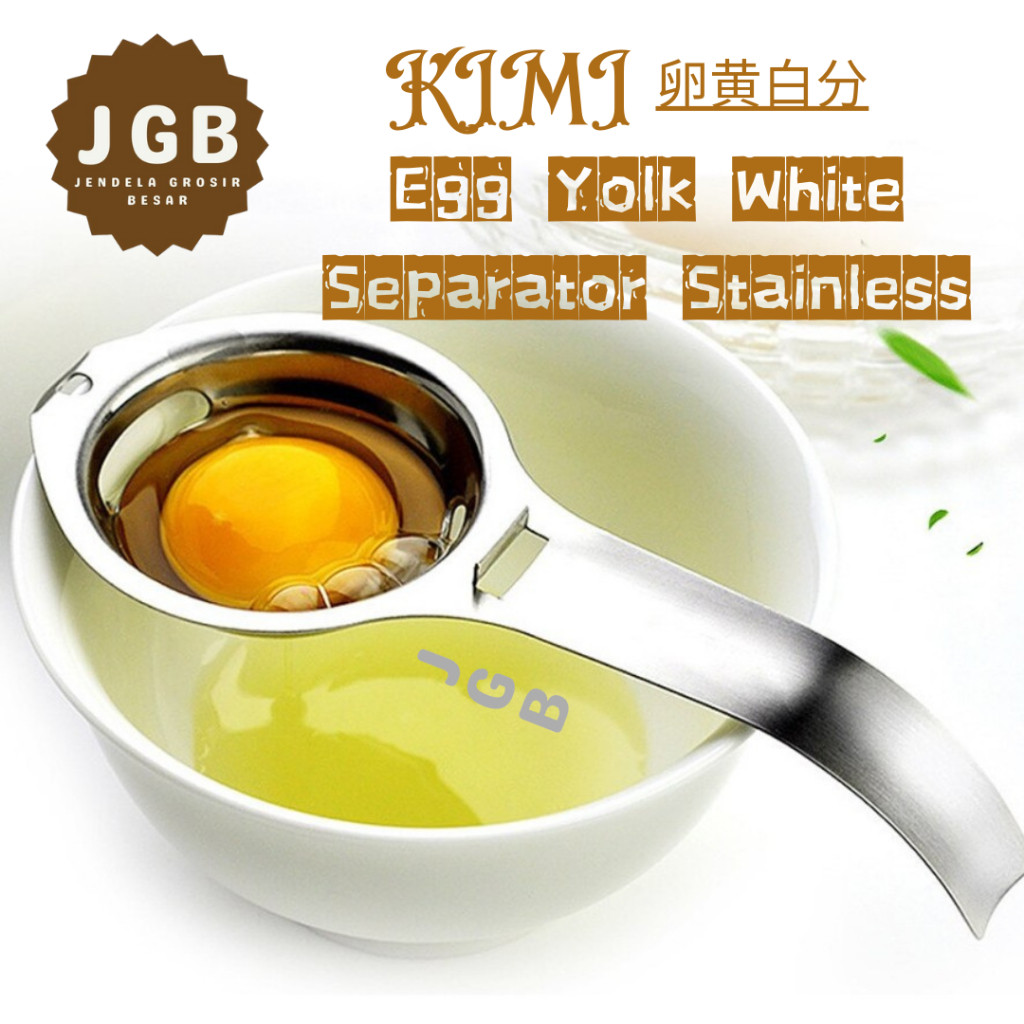 Egg Yolk White Separator Stainless - Pemisah Telur Kuning Telur Stainless