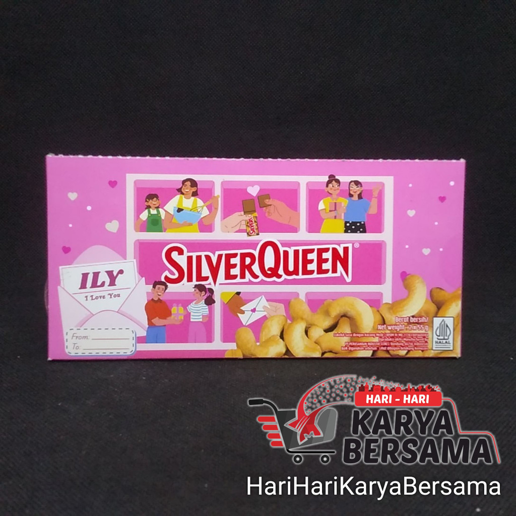 

MAKANAN RINGAN CHOCOLATE SILVER QUEEN SPECIAL PRICE PACK 2'S X 55GR