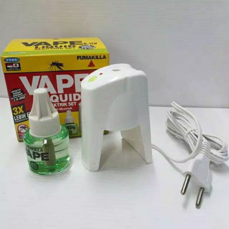 I* OBAT NYAMUK CLD VAPE SET (Alat + isi cair) Fumakila Vape Elektrik Set Fumakilla Elektrik cld refi