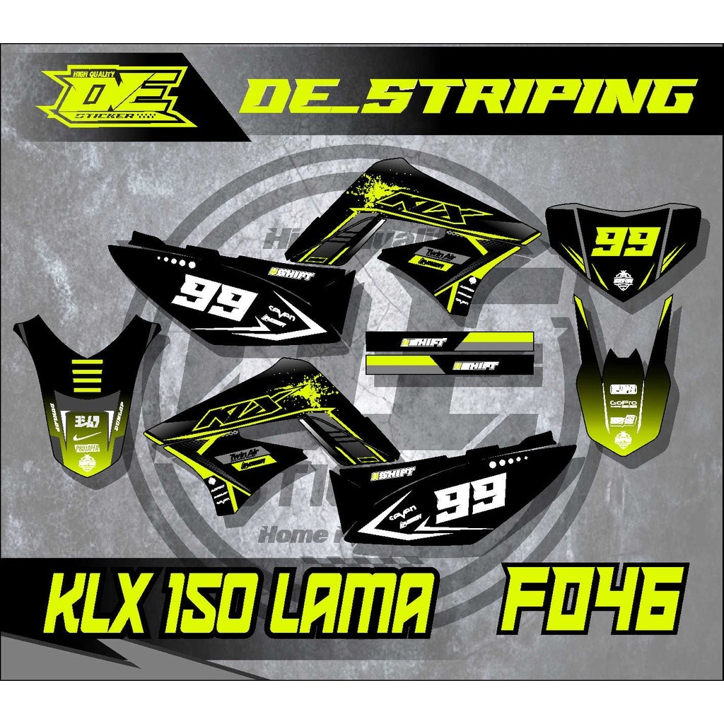 Striping Klx Lama Stiker Klx Lama Klx 150 Old