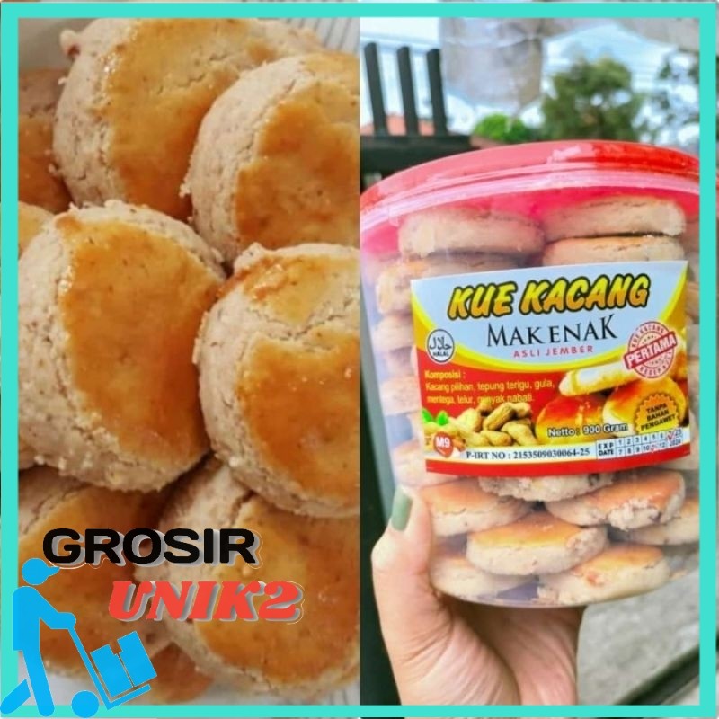 

Kue kacang mak enak asli jember 900g/Kue mak enak/kue kacang