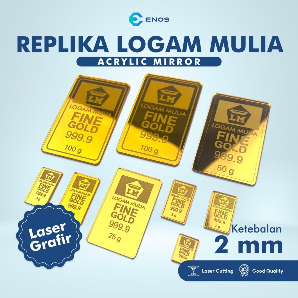 LOGAM MULIA REPLIKA / LOGAM MULIA MAHAR / LOGAM MULIA AKRILIK / LOGAM MULIA ACRYLIC