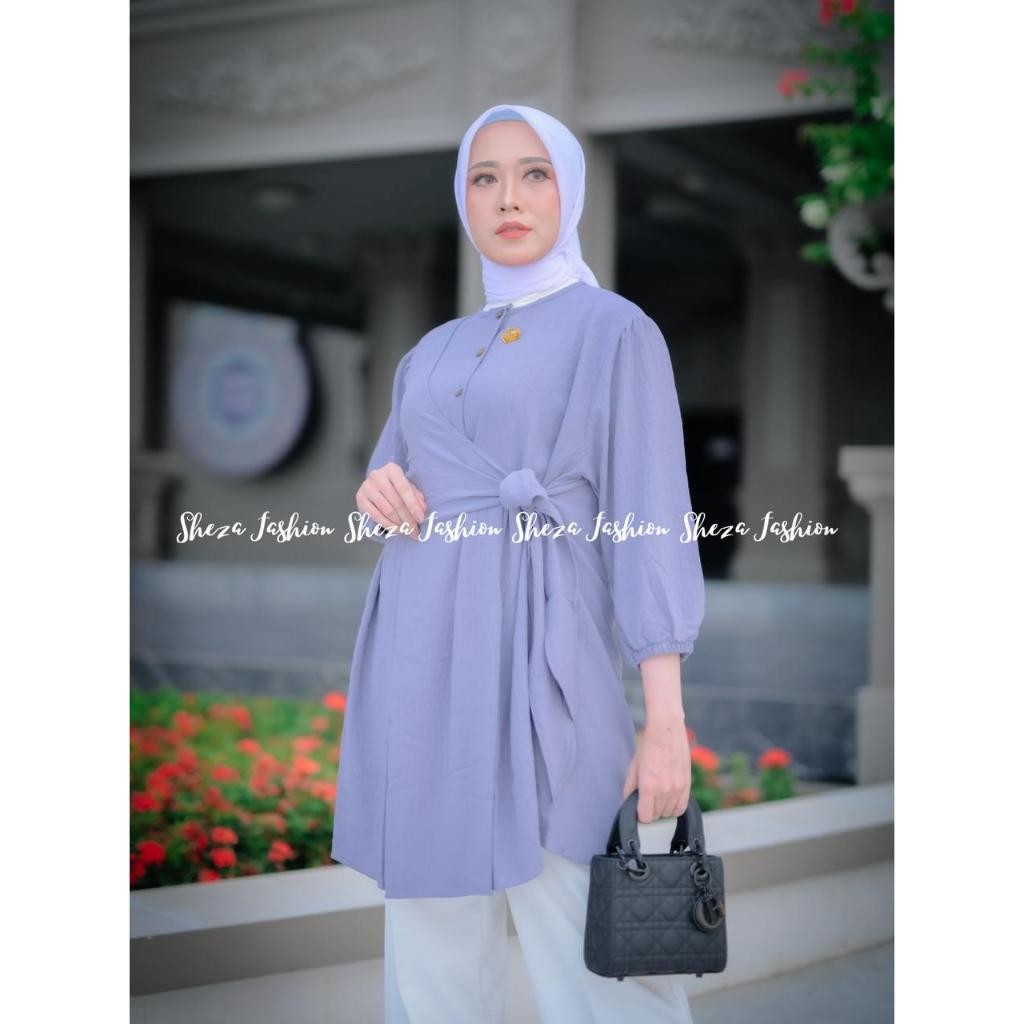 k43hi ShezaFashion- TUNIK KHANSA JUMBO SUPER JUMBO CRINGKEL AIRFLOW PREMIUM