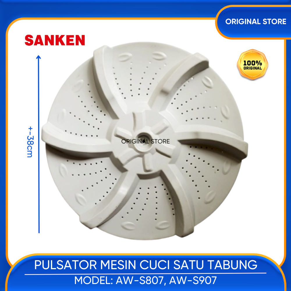 PULSATOR MESIN CUCI 1 TABUNG SANKEN AW-S807 AW-S907 AW S807 AW S907