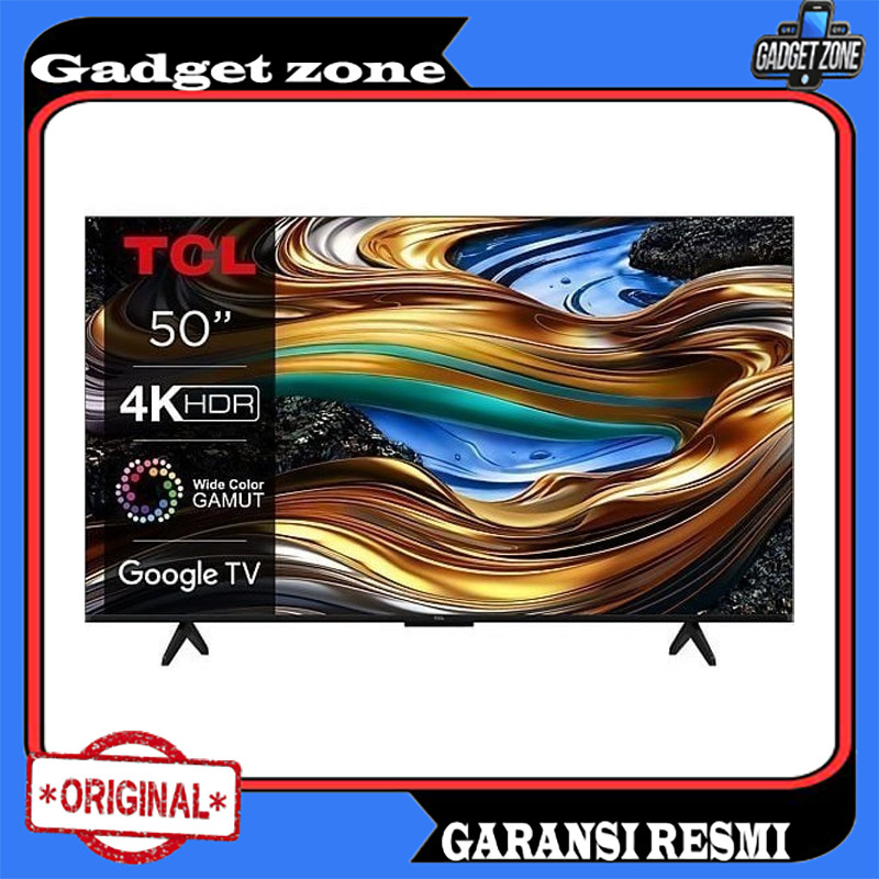 TCL TV 50in 50P755/  50P71B Led Tv 50 Inch Google Tv 4K Uhd Dolby Smart Tv  Garansi Resmi