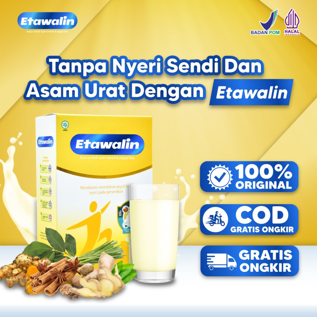 

Etawalin Susu Kambing Solusi Asam Urat Original 1 Box