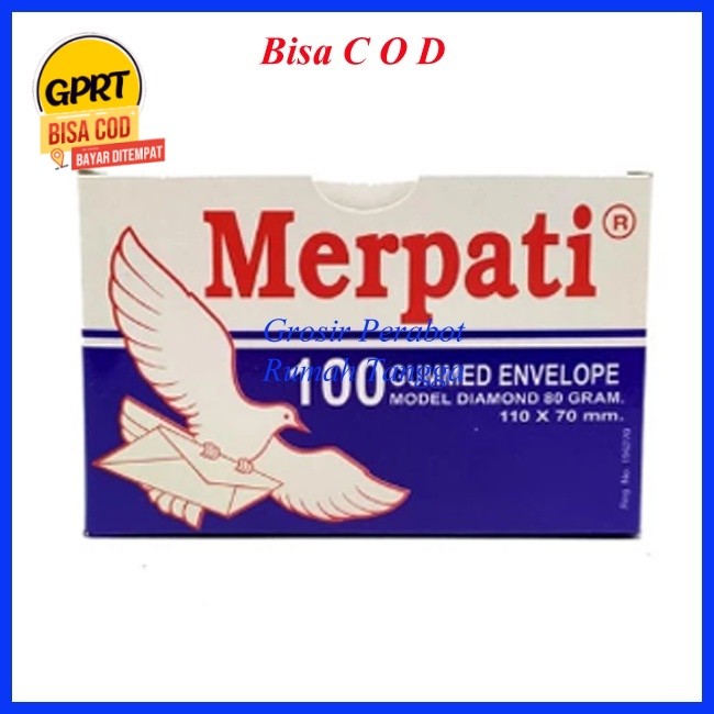 

GPRT AMPLOP MERPATI VISIT 80GR @100LEMBAR