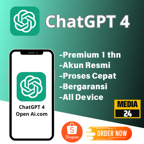 Chatgpt plus+ premium 1 Tahun bergaransi