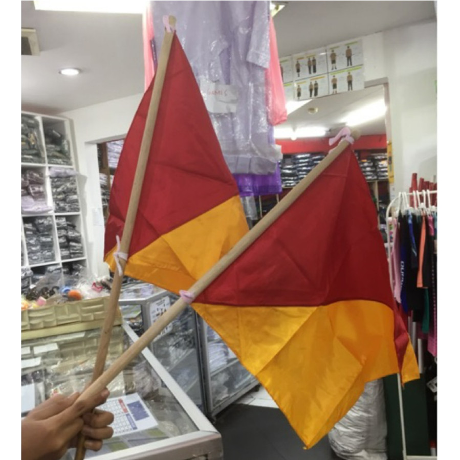 

Tongkat Semaphore & Bendera semapur Stik Semapur Panjang 60cm Stik Pramuka/pramukaaxe