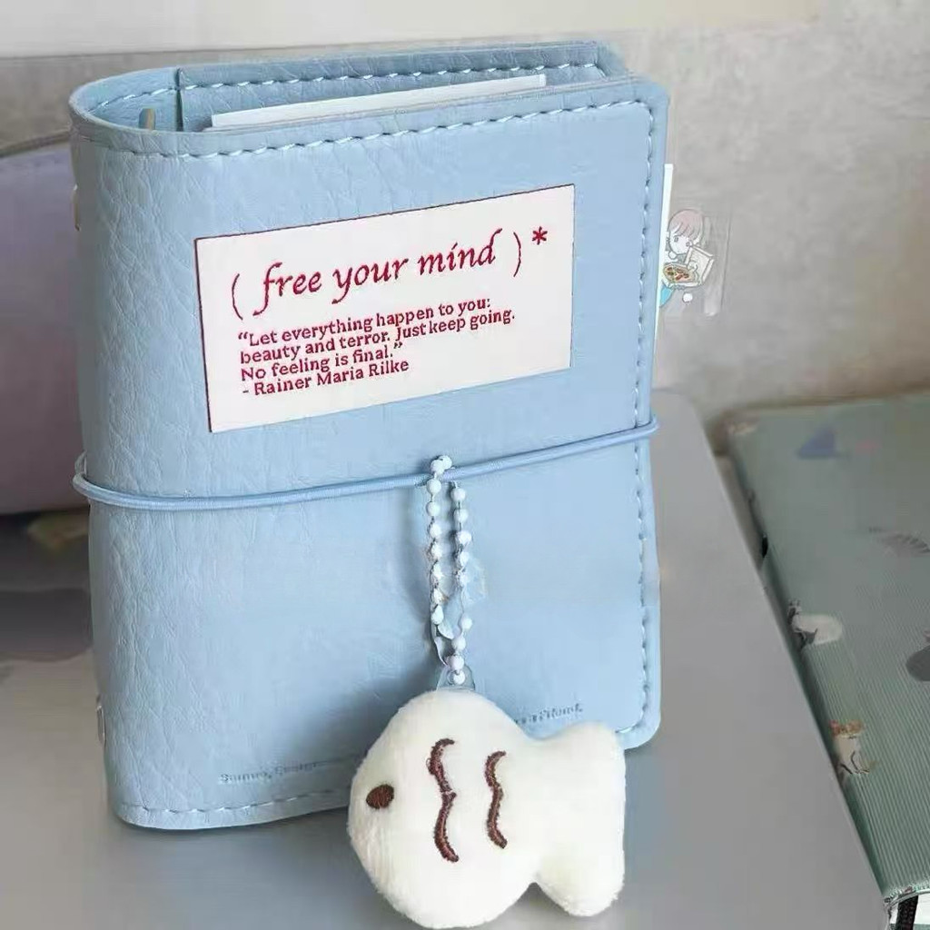 

Mini INS Portable Notebooks Journal Diary Sketchbook Leather M5 Planner Handbook Loose-leaf Memo Pad Pocket Travel Book Card Bag