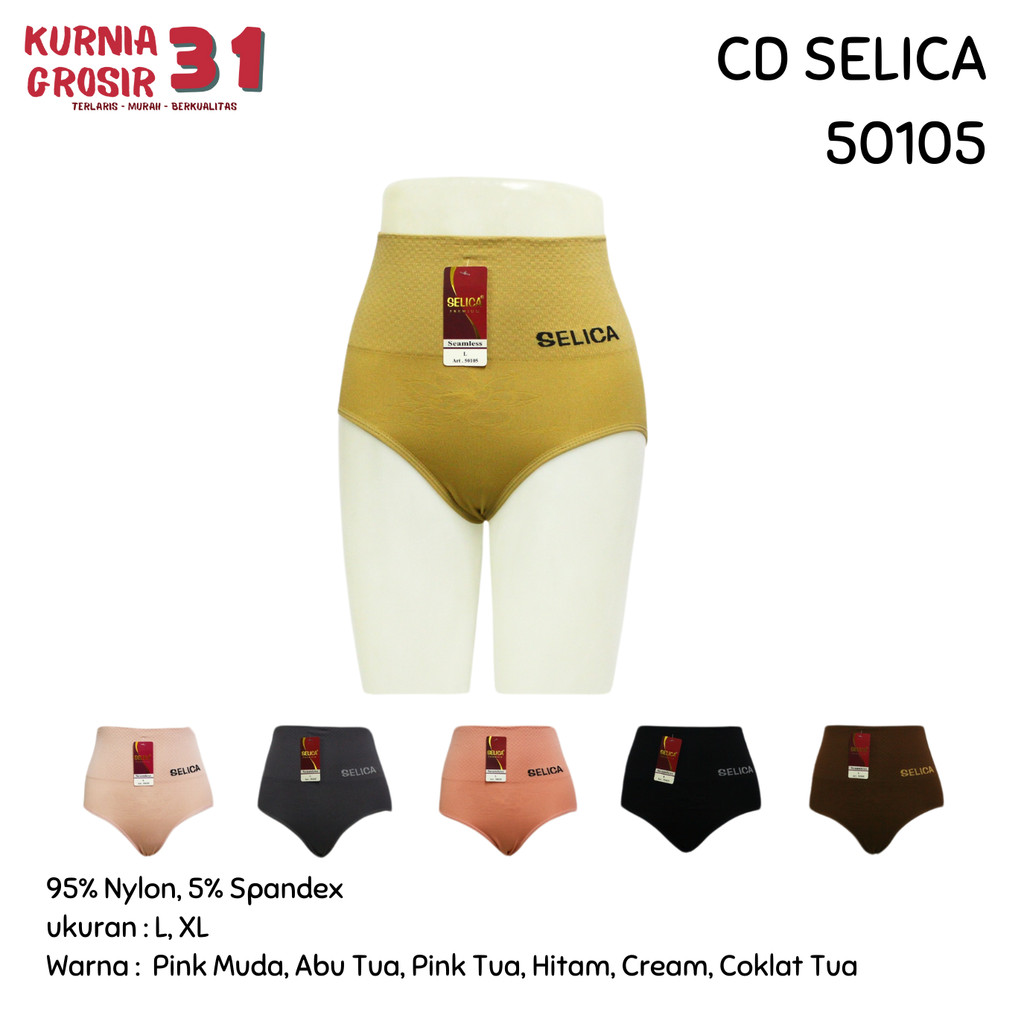 CD Wanita SELICA 50105 Bahan Nylon / Pakaian Dalam Perempuan Seamless