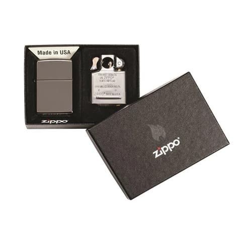 Zippo Black Ice® Lighter & Pipe Insert