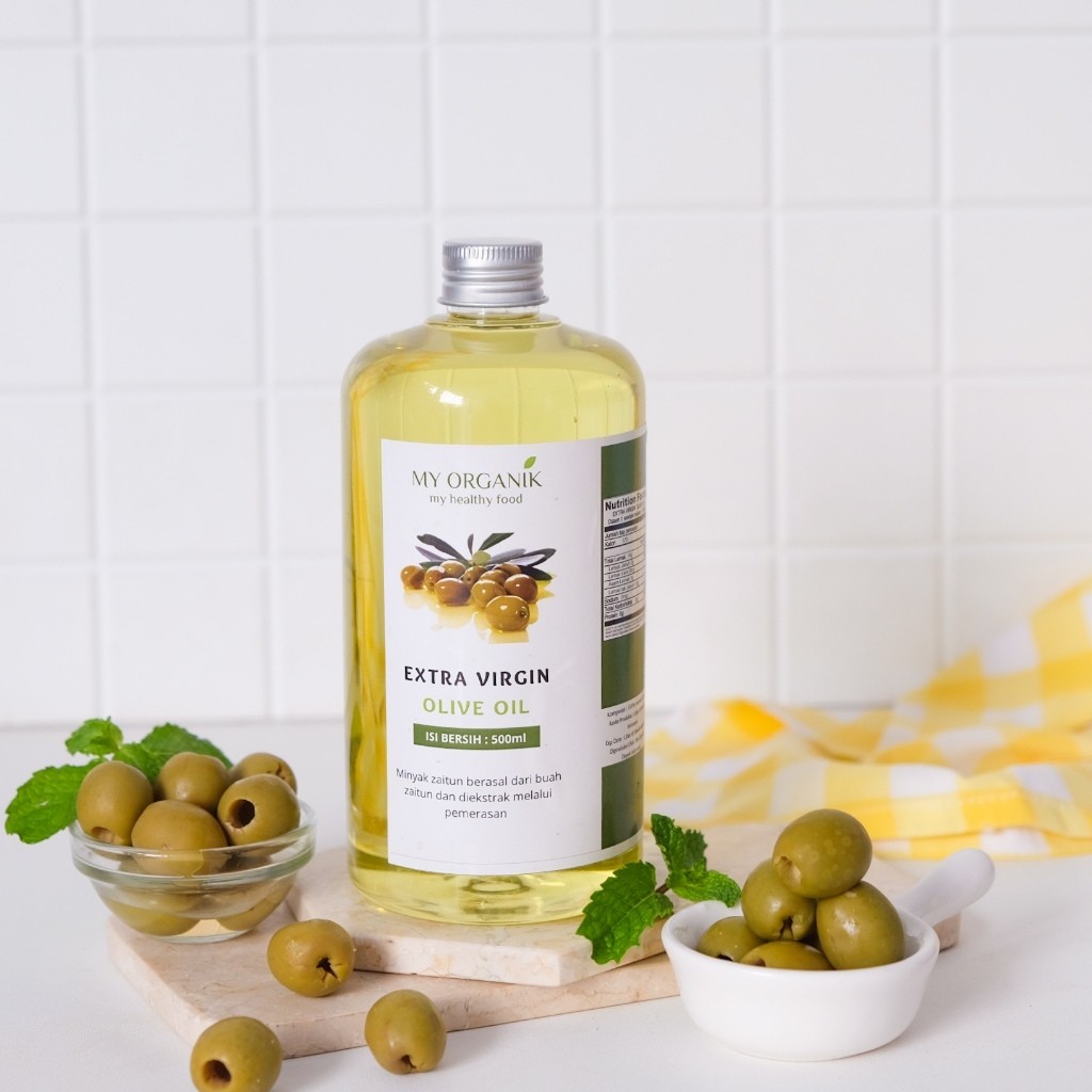 

My Organik Minyak Zaitun Extra Virgin Olive Oil Organic Premium Murni Asli 100% EVOO Kesehatan