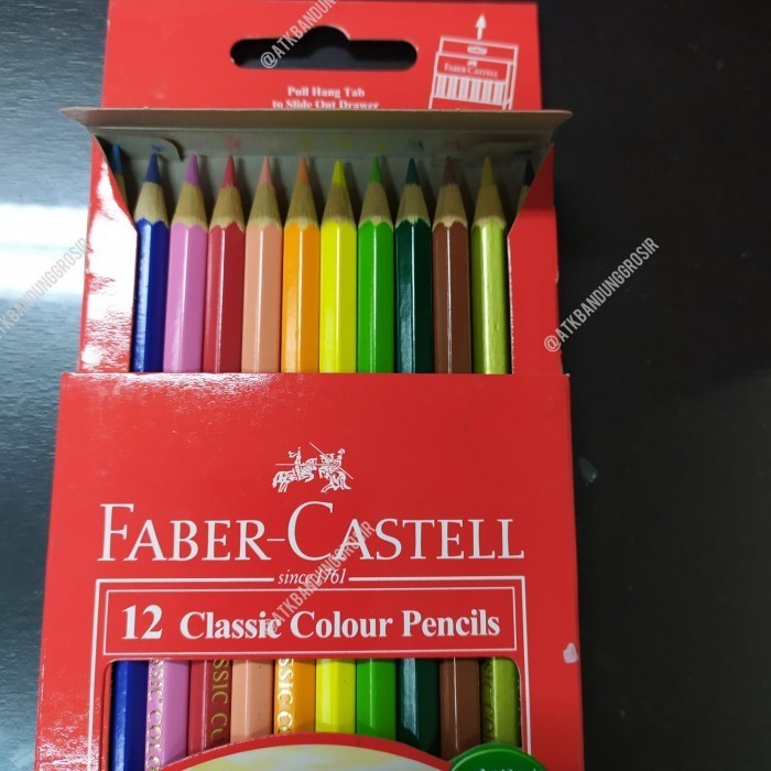 

Pensil Warna Faber Castell Classic Colour Pencils 12 Long Panjang