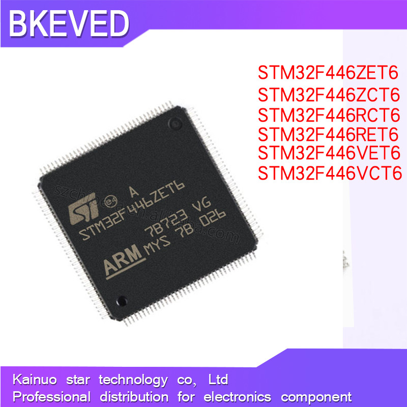 100% New Original STM32F446RCT6 STM32F446RET6 STM32F446VCT6 STM32F446VET6 STM32F446ZCT6 STM32F446ZET