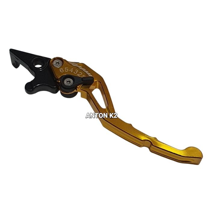 HANDLE REM-HANDEL VARIASI MOTOR SUPRA X-SUPRA X 125-SUPRA FIT-KHARISMA - Gold + Hitam