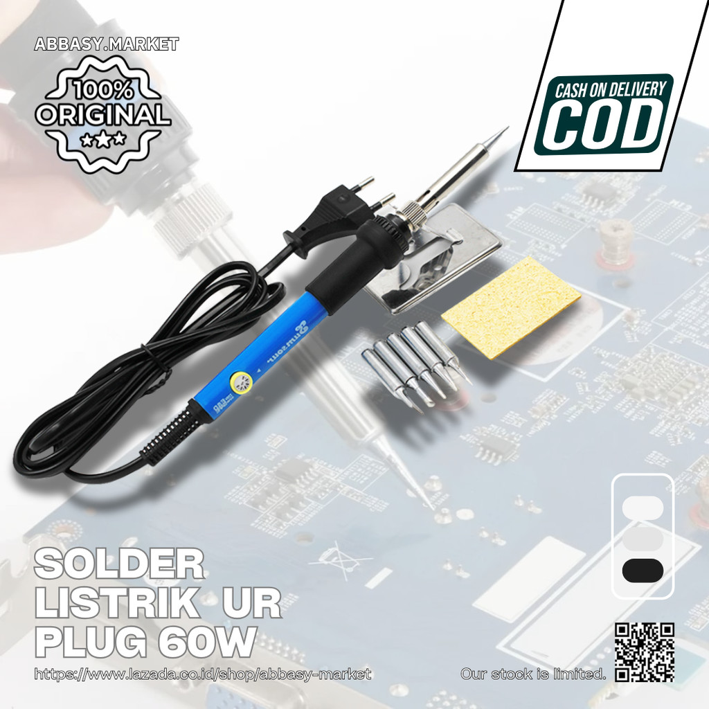 

Solder Listrik Elektrik Suhu Dapat Disesuaikan UR Plug 60W