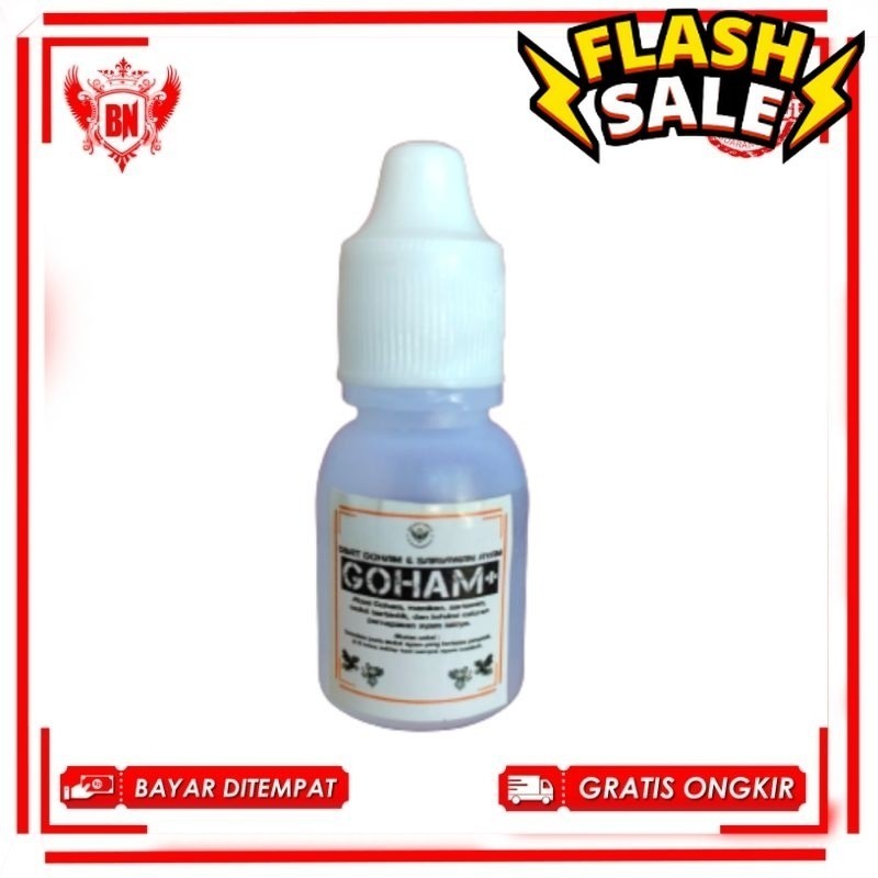 Hot Obat Ayam Manikan Goham Sariawan Penyakit Paruh Luka Infeksi Mulut GOHAM+